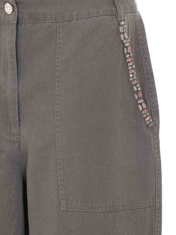 The Best Shops Liu Jo: casual trousers - Green Pants