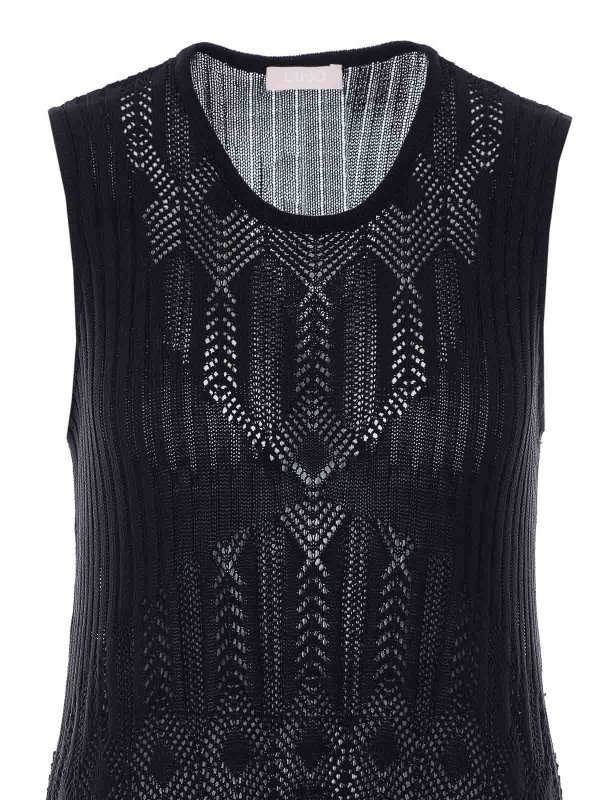 Rundhalspullover - Schwarz shop online: Liu Jo