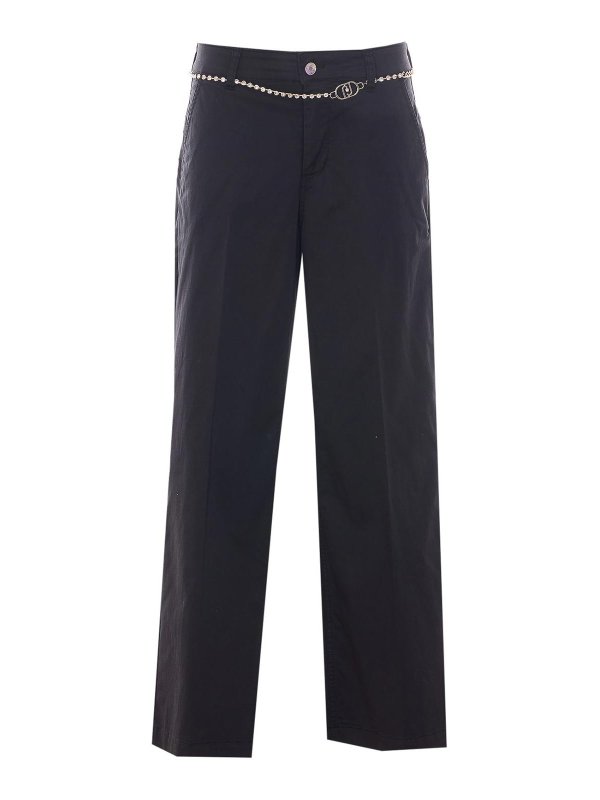 Liu Jo: jeans dritti, a sigaretta - Jeans neri