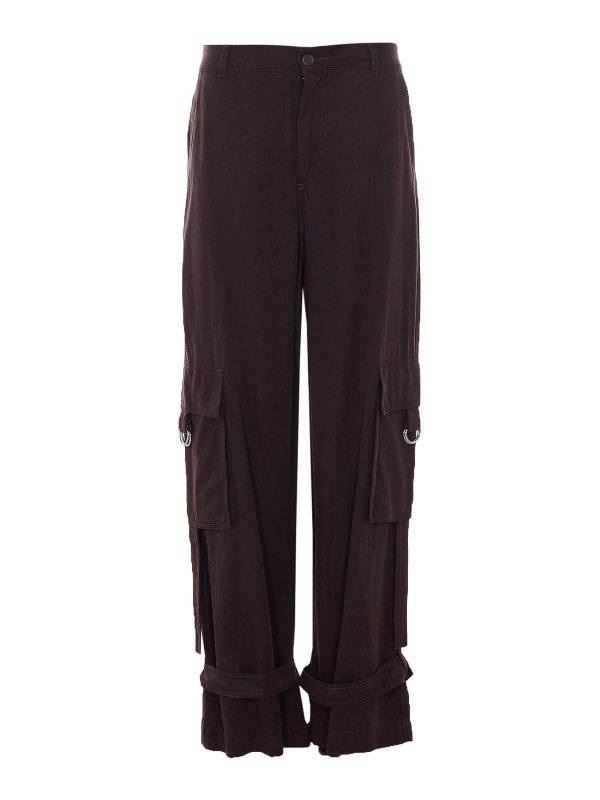 Liu Jo: casual trousers - Brown Pants