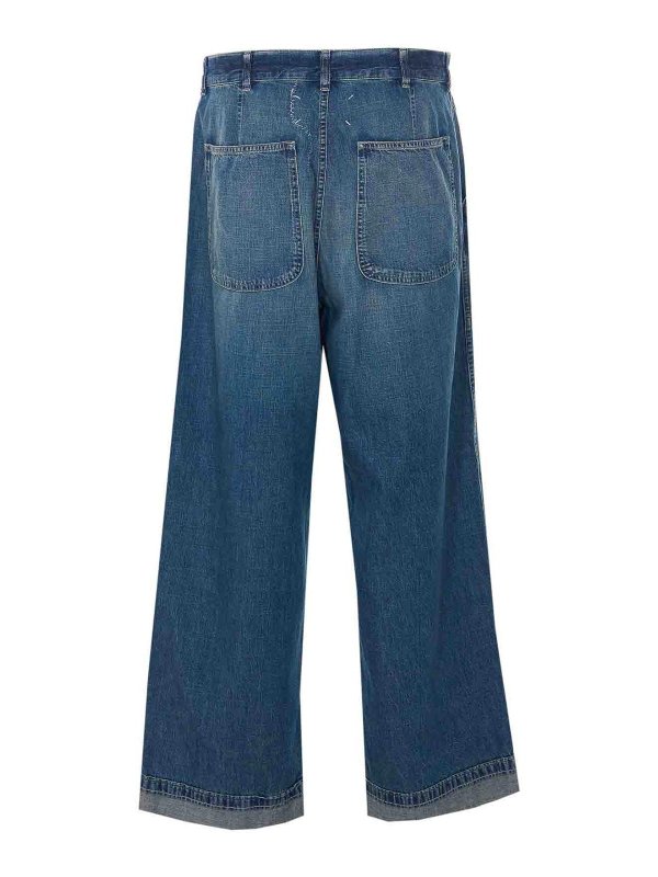 Maison Margiela: Jeans Rectos online - Vaqueros Rectos - Azul