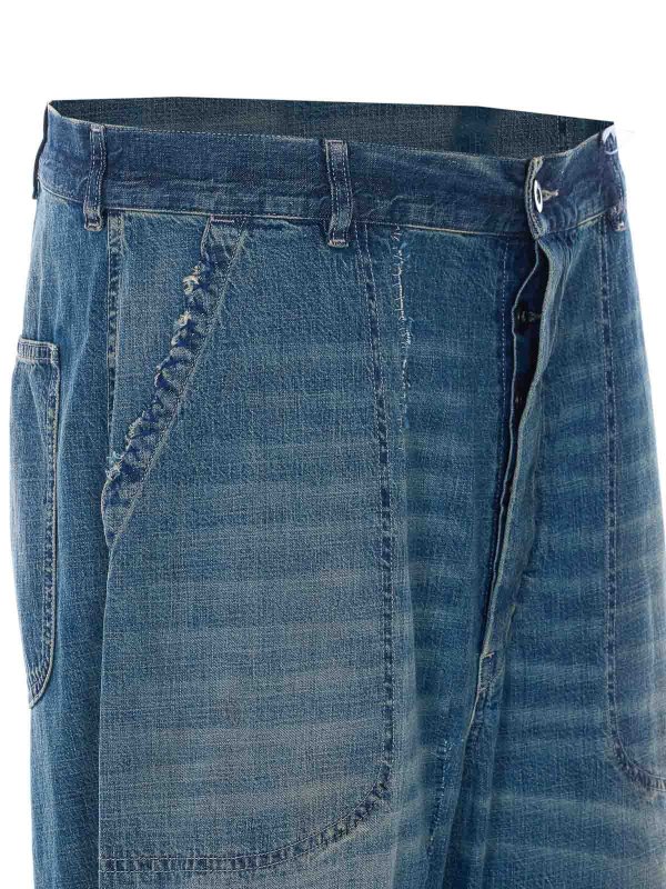 The Best Shops Maison Margiela: Jeans Rectos - Vaqueros Rectos - Azul