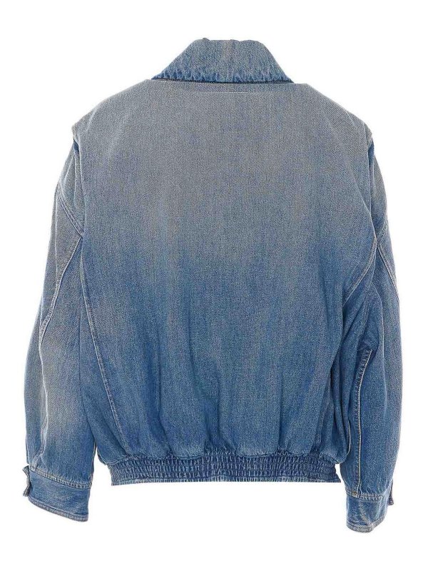 MM6 MAISON MARGIELA: Jeansjacken - Jeansjacke - Blau
