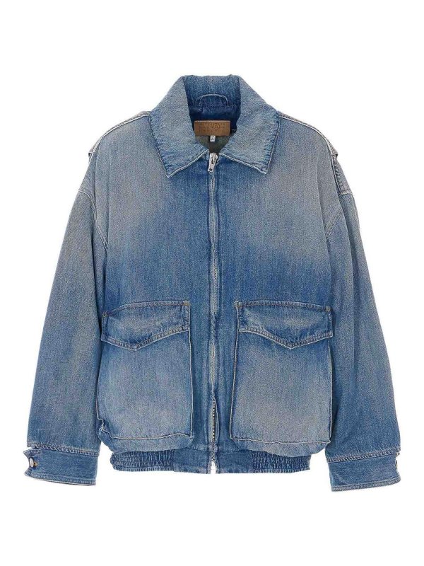 Jeansjacke - Blau shop online: MM6 MAISON MARGIELA