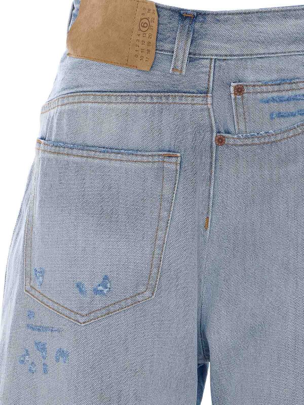 Vaqueros Rectos - Azul shop online: MM6 MAISON MARGIELA