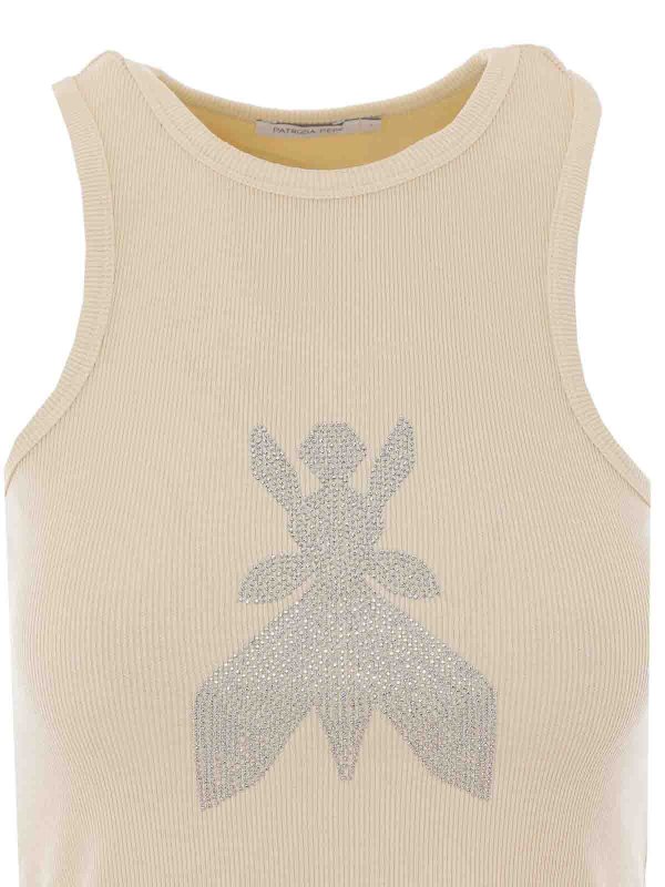 Top - Weiß shop online: PATRIZIA PEPE