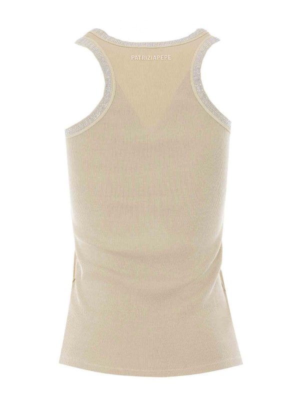 PATRIZIA PEPE: Tops und Tank Tops online - Top - Beige