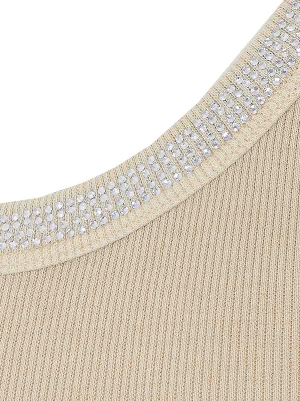 The Best Shops PATRIZIA PEPE: Tops und Tank Tops - Top - Beige