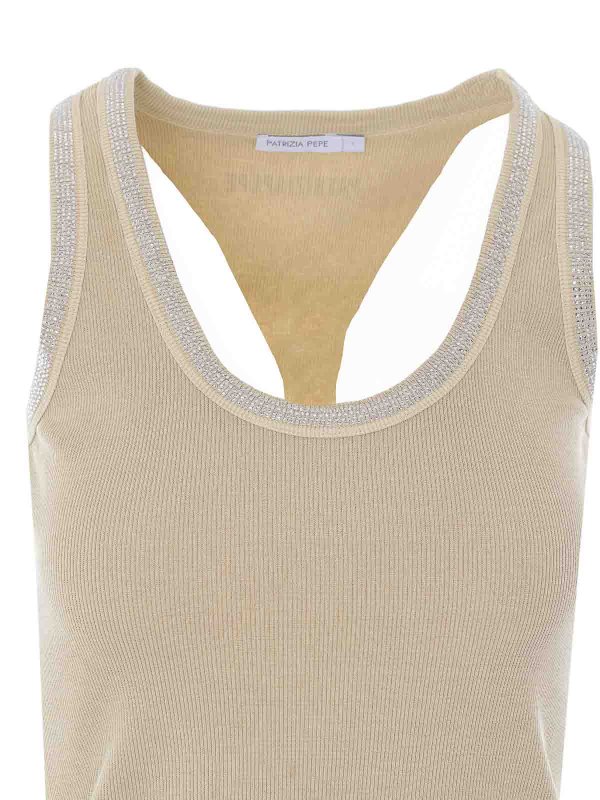 Top - Beige shop online: PATRIZIA PEPE