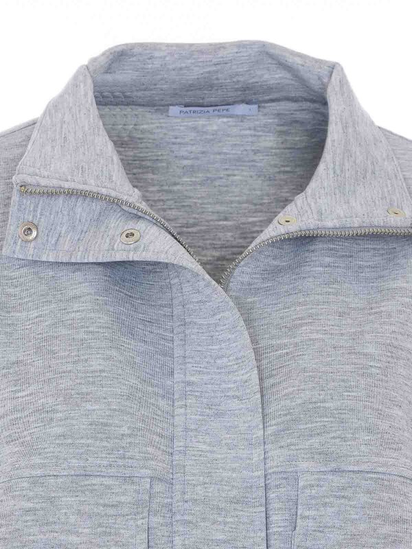 Sweatshirt - Grau shop online: PATRIZIA PEPE