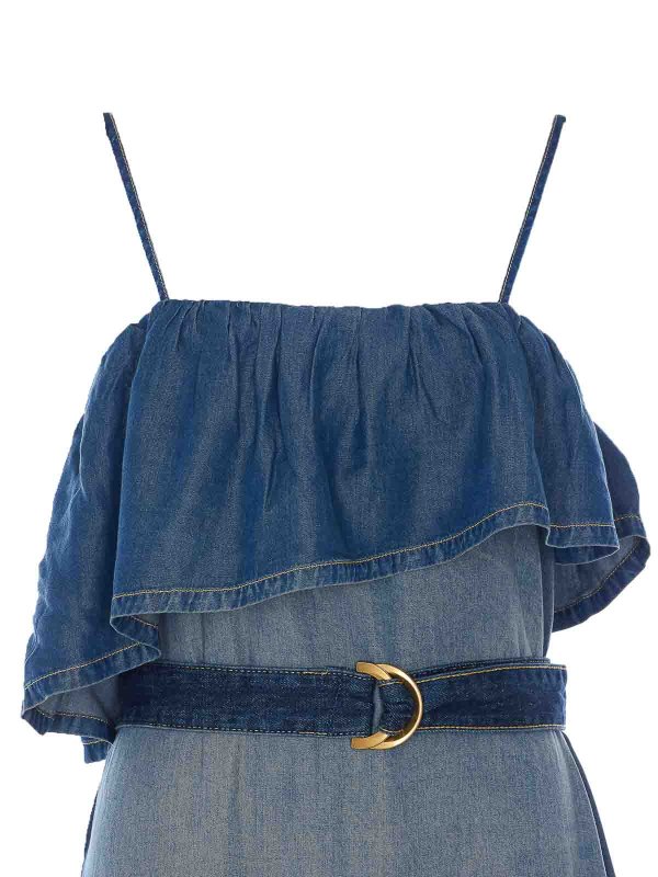 Knielanges Kleid - Blau shop online: Pinko