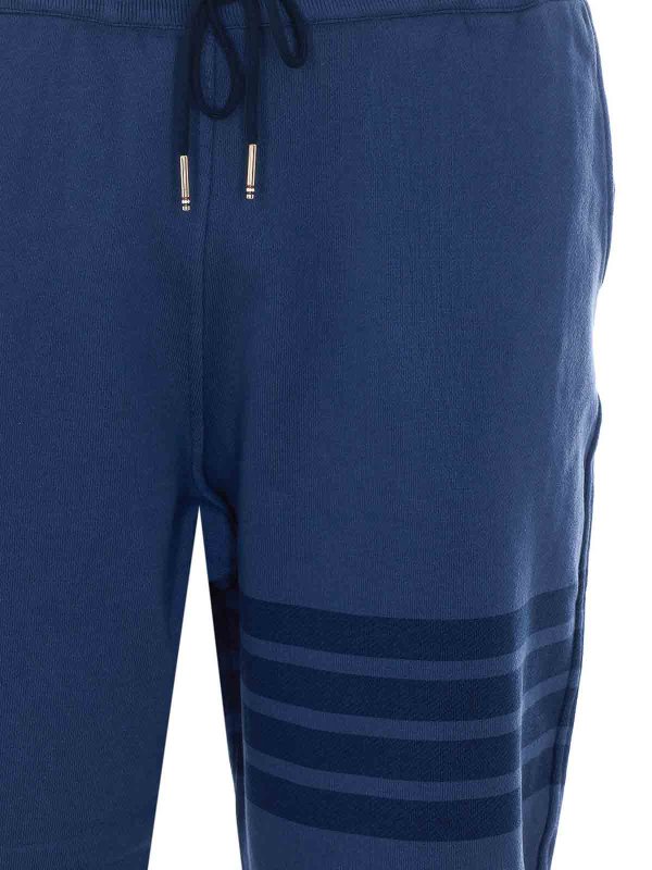 Navy Blue Track Pants shop online: THOM BROWNE