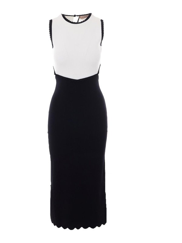 TWINSET: Maxi robe - Maxi Robe - Blanc