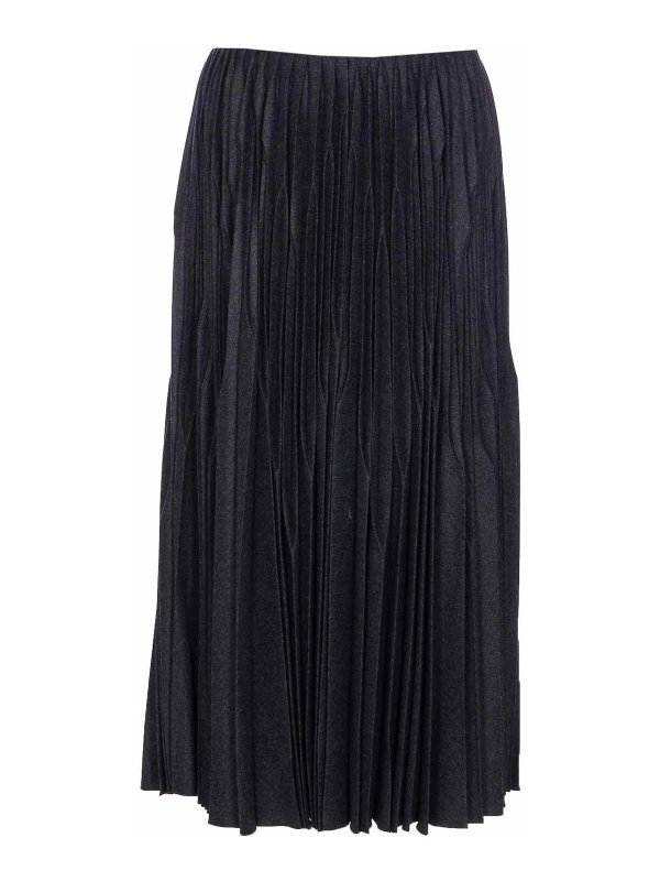 Alaïa: gonne al ginocchio  e longuette online - Gonna a pieghe