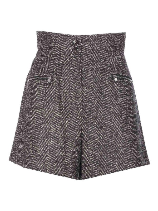 Max Mara: トラウザーショーツ - ショートパンツ - ブラウン