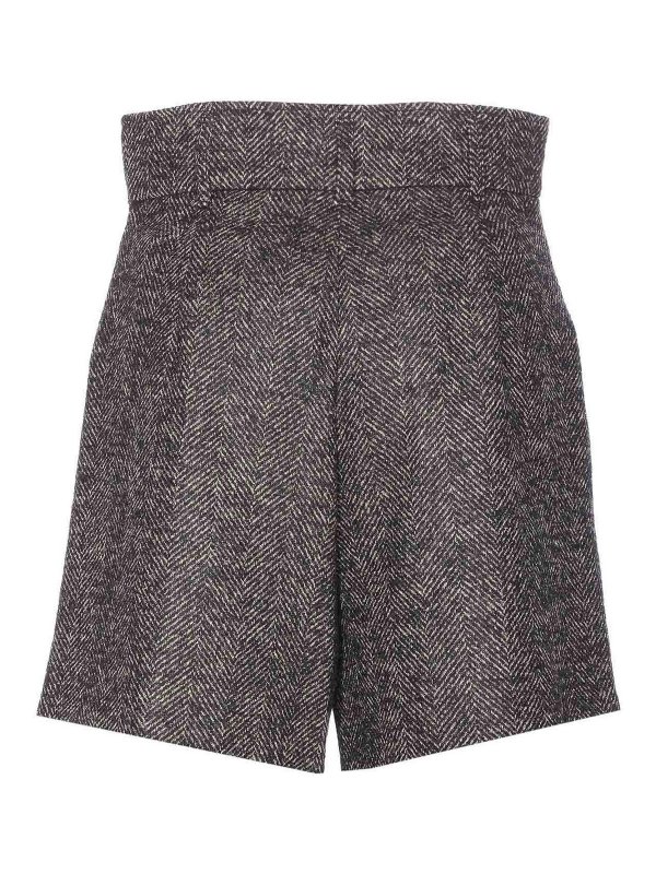 Max Mara: トラウザーショーツ online - ショートパンツ - ブラウン
