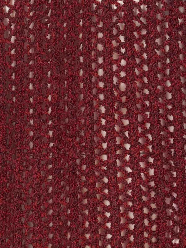 The Best Shops Max Mara: Strickpullover mit Rundhalsausschnitt - Rundhalspullover - Dunkelrot