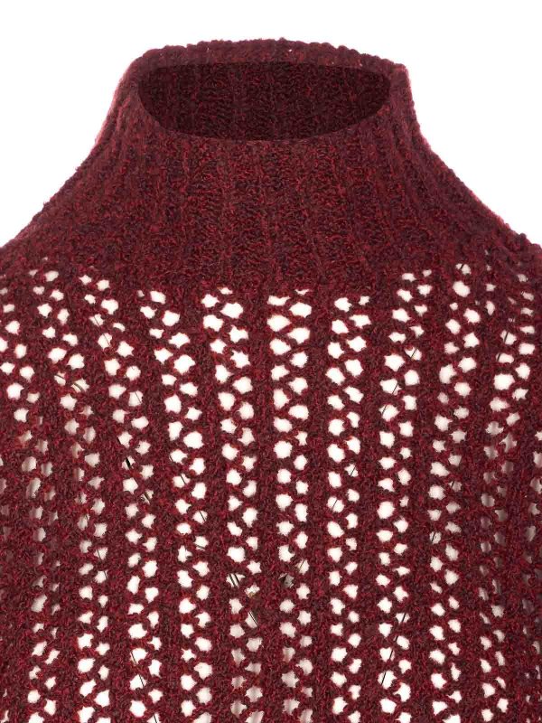 Rundhalspullover - Dunkelrot shop online: Max Mara