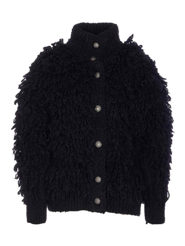 MONCLER: Cárdigans - Cárdigan - Negro