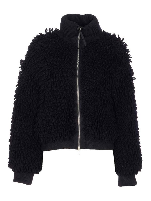 MONCLER: Cárdigans - Cárdigan - Negro