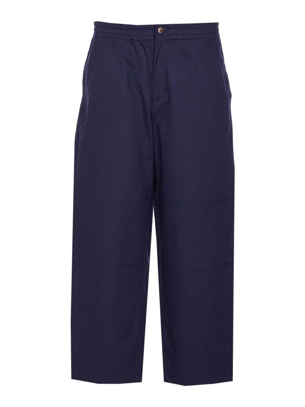 MONCLER: Casual Hosen - Casual Hose - Blau