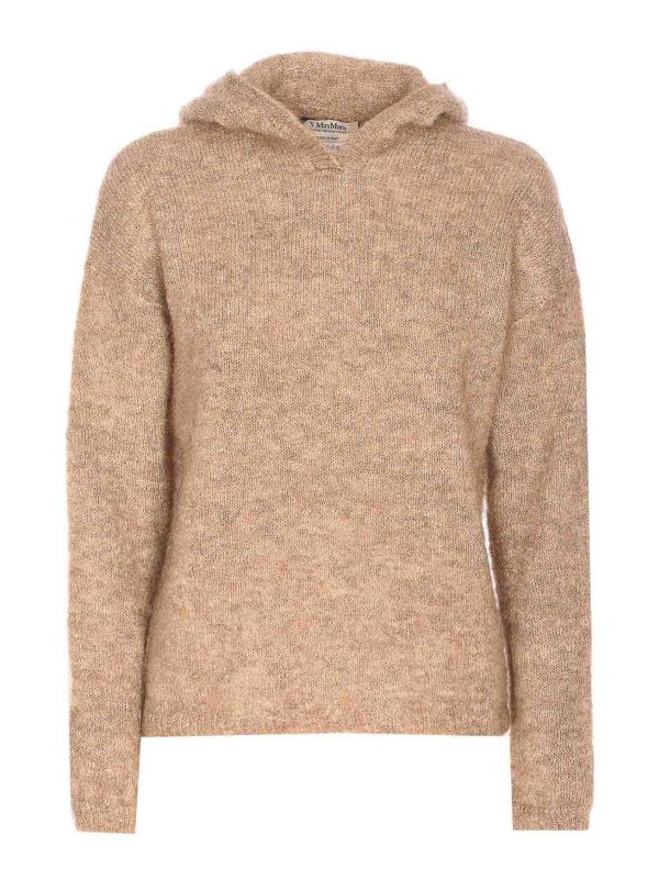 S MAX MARA: Sweatshirts und Pullover - Sweatshirt - Beige