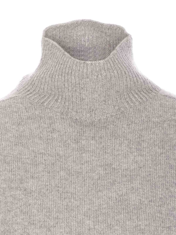 Rundhalspullover - Grau shop online: S MAX MARA
