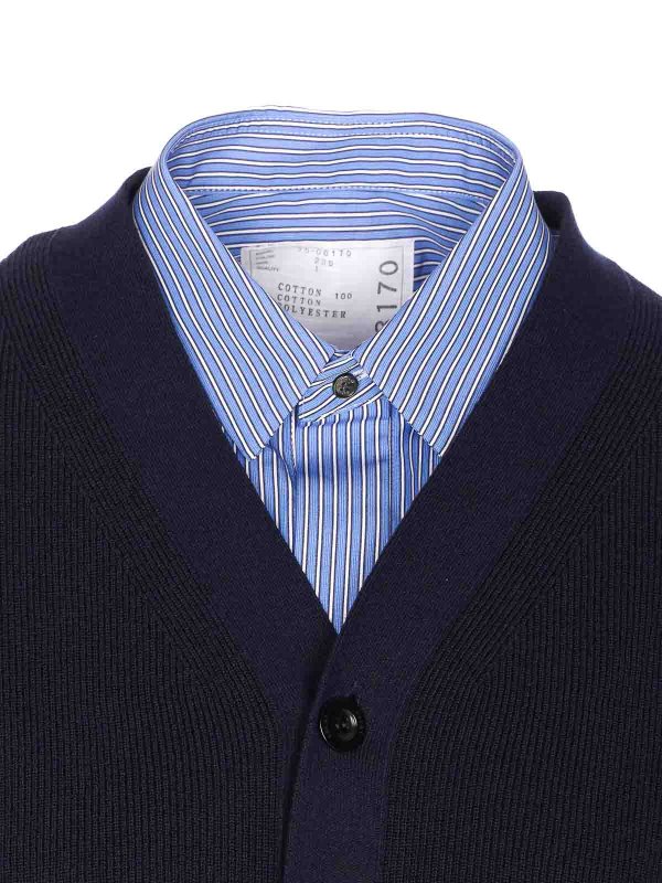 Cardigan - Blau shop online: Sacai
