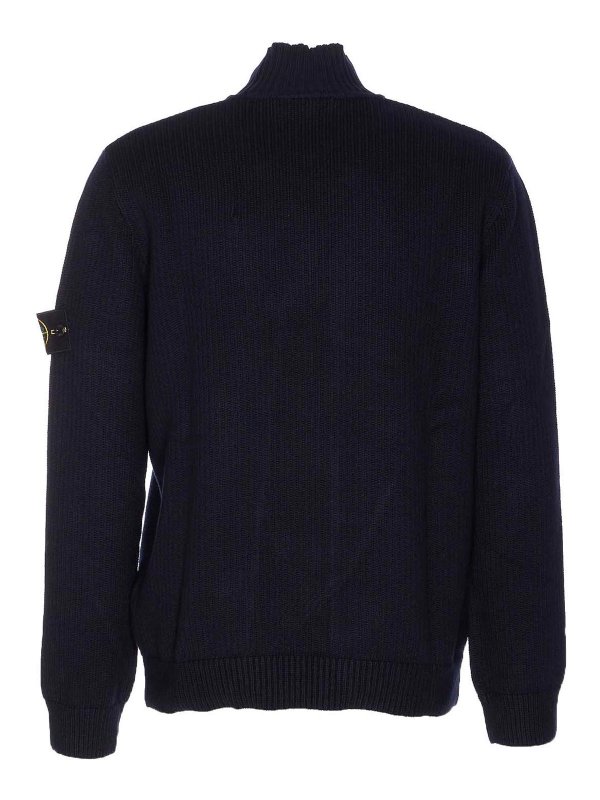 STONE ISLAND: Pull col rond online - Pull Col Rond - Bleu