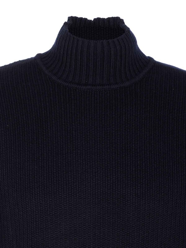 Pull Col Rond - Bleu shop online: STONE ISLAND