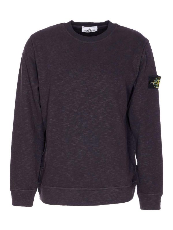 STONE ISLAND: Sudaderas y suéteres - Sudadera - Azul