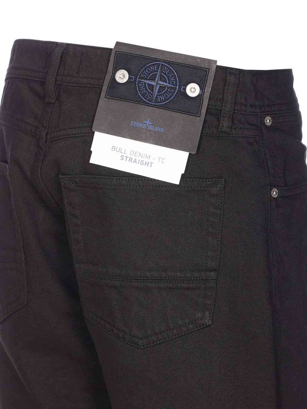 The Best Shops STONE ISLAND: Jeans Rectos - Vaqueros Rectos - Negro