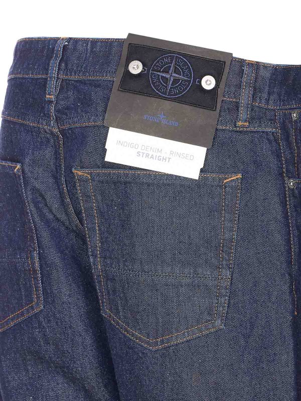 The Best Shops STONE ISLAND: Jeans Rectos - Vaqueros Rectos - Azul