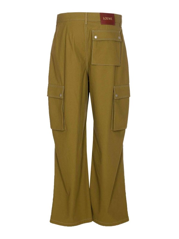 LOEWE: Pantalons casual online - Pantalons Décontractés - Vert