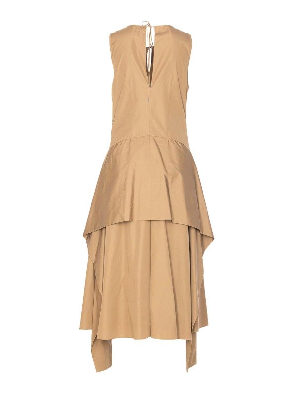 LOEWE: Knielange Kleider online - Knielanges Kleid - Beige