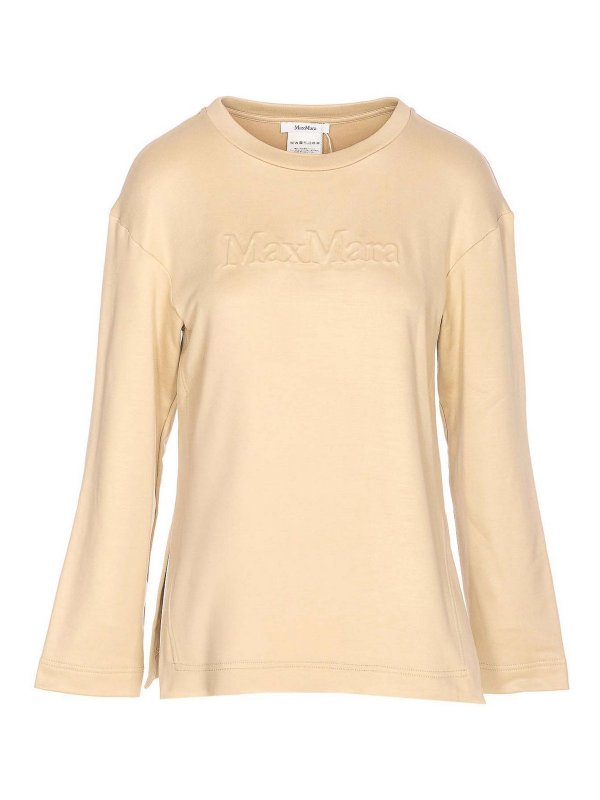 Max Mara: スウェット＆セーター - スウェットシャツ/セーター - ベージュ