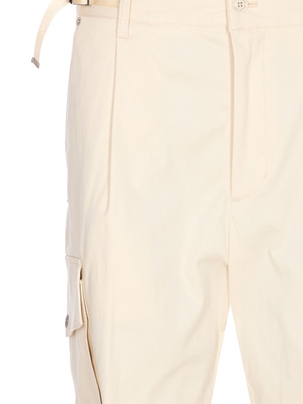 カジュアルパンツ - 白 shop online: MONCLER