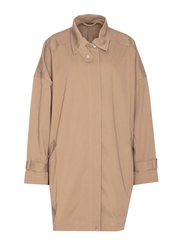 TOTEME: trench coats - Oversized Trench Jacket