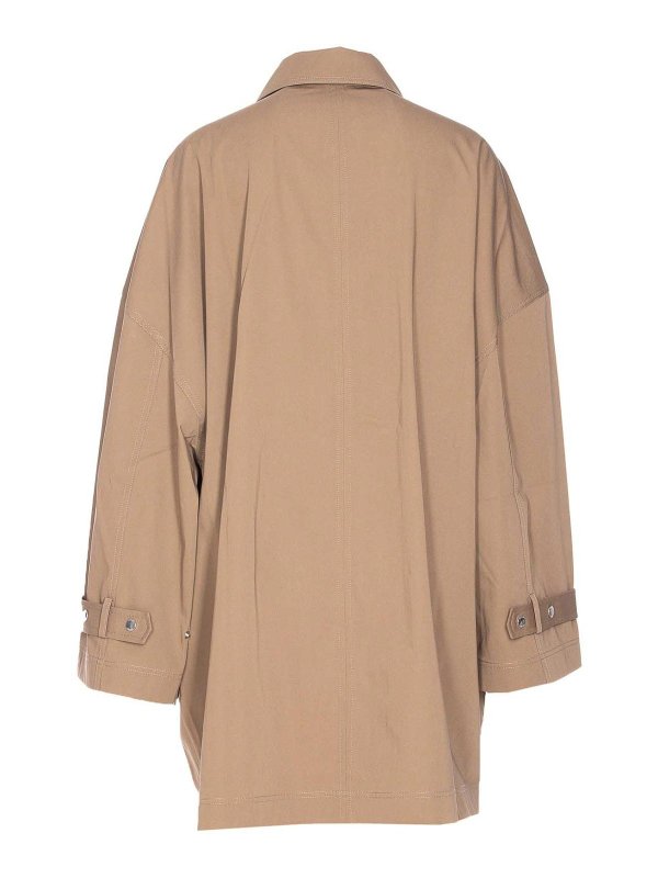 TOTEME: trench coats online - Oversized Trench Jacket