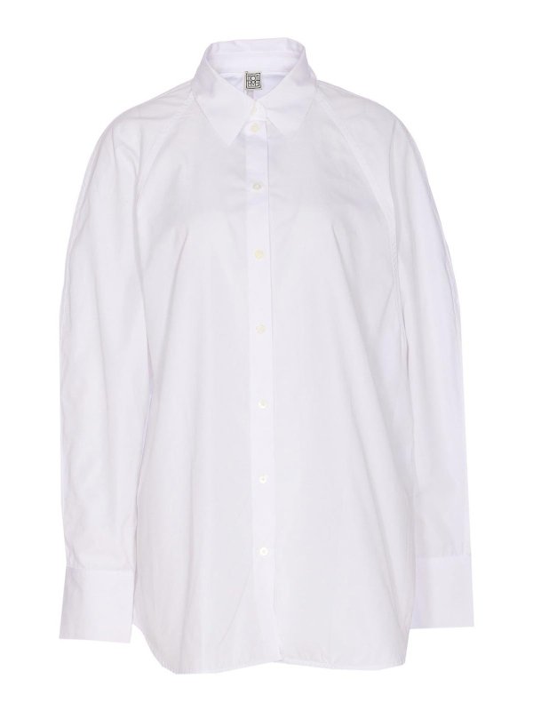 TOTEME: Camisas - Camisa - Blanco