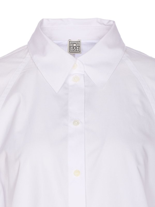 Camisa - Blanco shop online: TOTEME