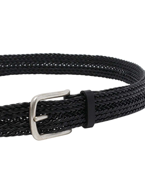 ORCIANI: belts online - Black Plug Belt