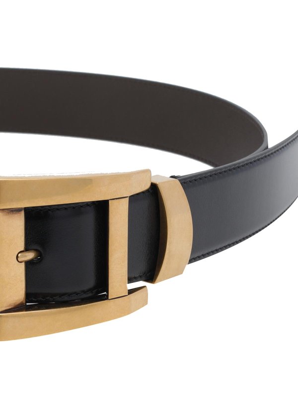 VERSACE: belts online - Leather Belt 4 Cm