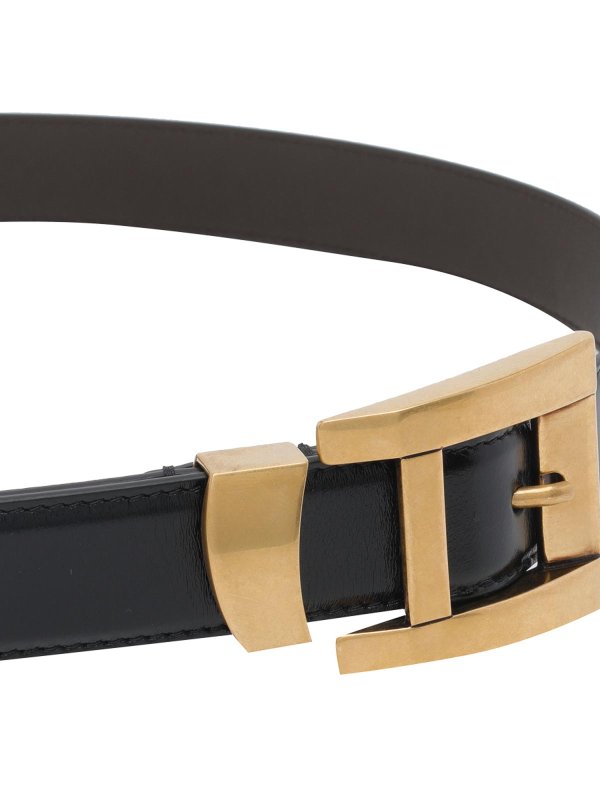 VERSACE: belts online - Leather Belt 3 Cm