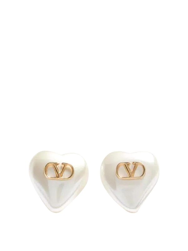 VALENTINO GARAVANI: イヤリング - イヤリング - 白