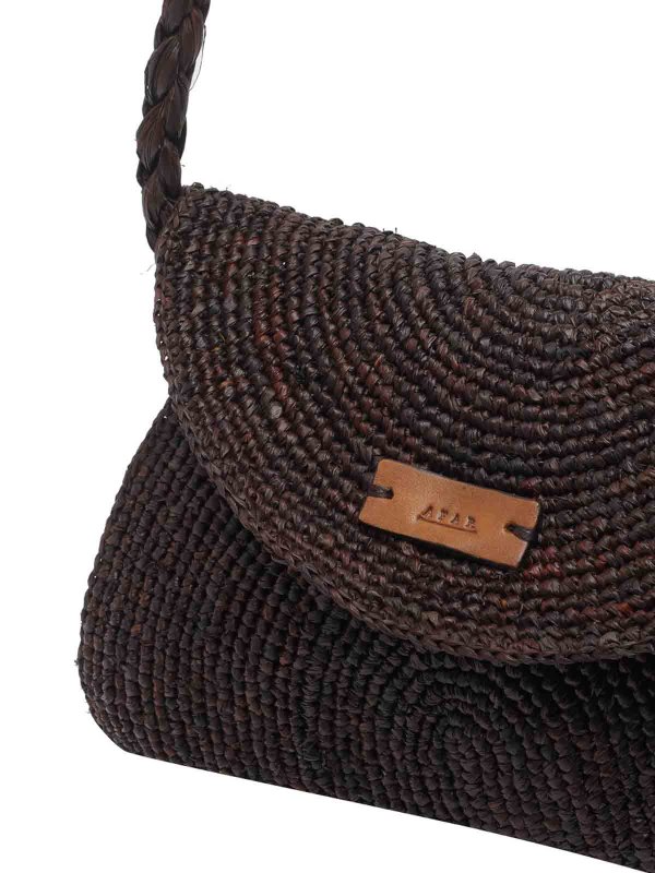Borsa a tracolla Samira marrone shop online: AFAR