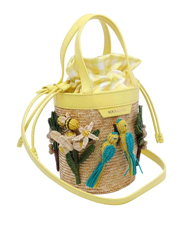 Aquazzura: Secchielli online - Mini borsa a secchiello