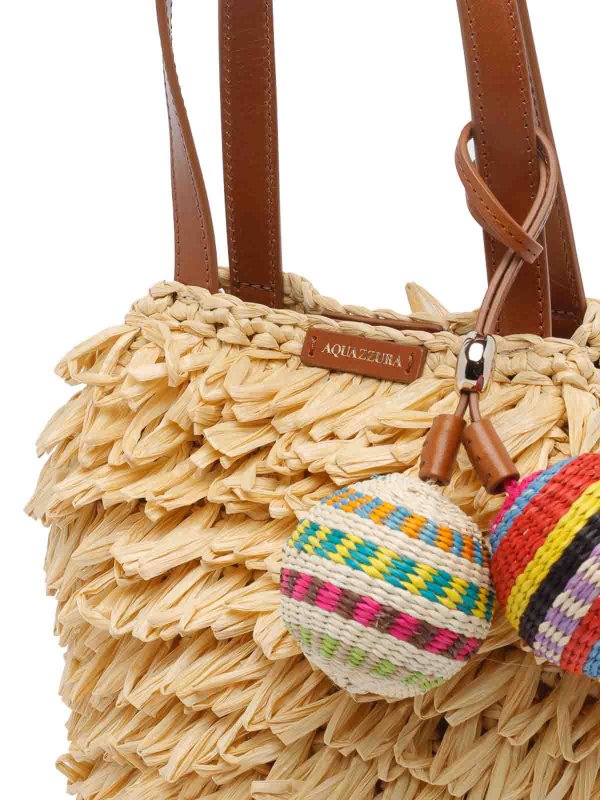 トートバッグ - ベージュ shop online: Aquazzura