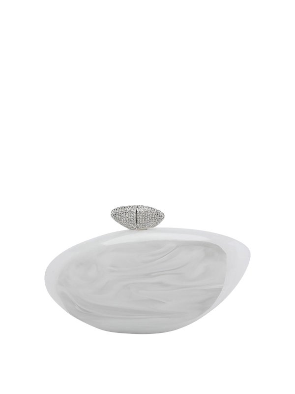 The Best Shops BENEDETTA BRUZZICHES: クラッチバッグ - クラッチバッグ - 白