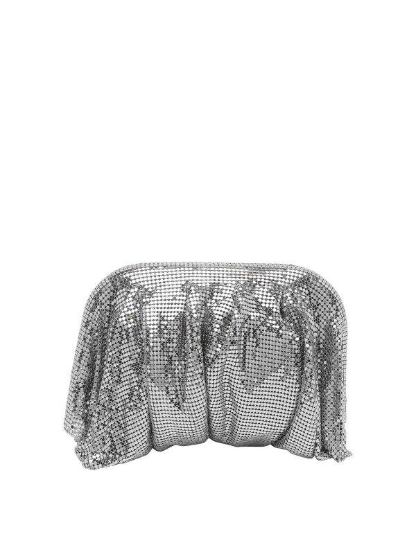 The Best Shops BENEDETTA BRUZZICHES: クラッチバッグ - クラッチバッグ - 銀